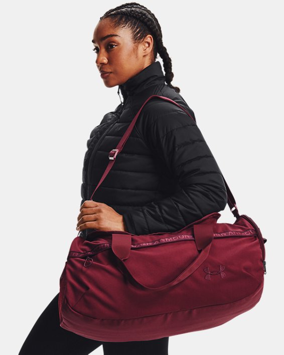 Women's UA Undeniable Signature Duffle Bag in Red image number 5